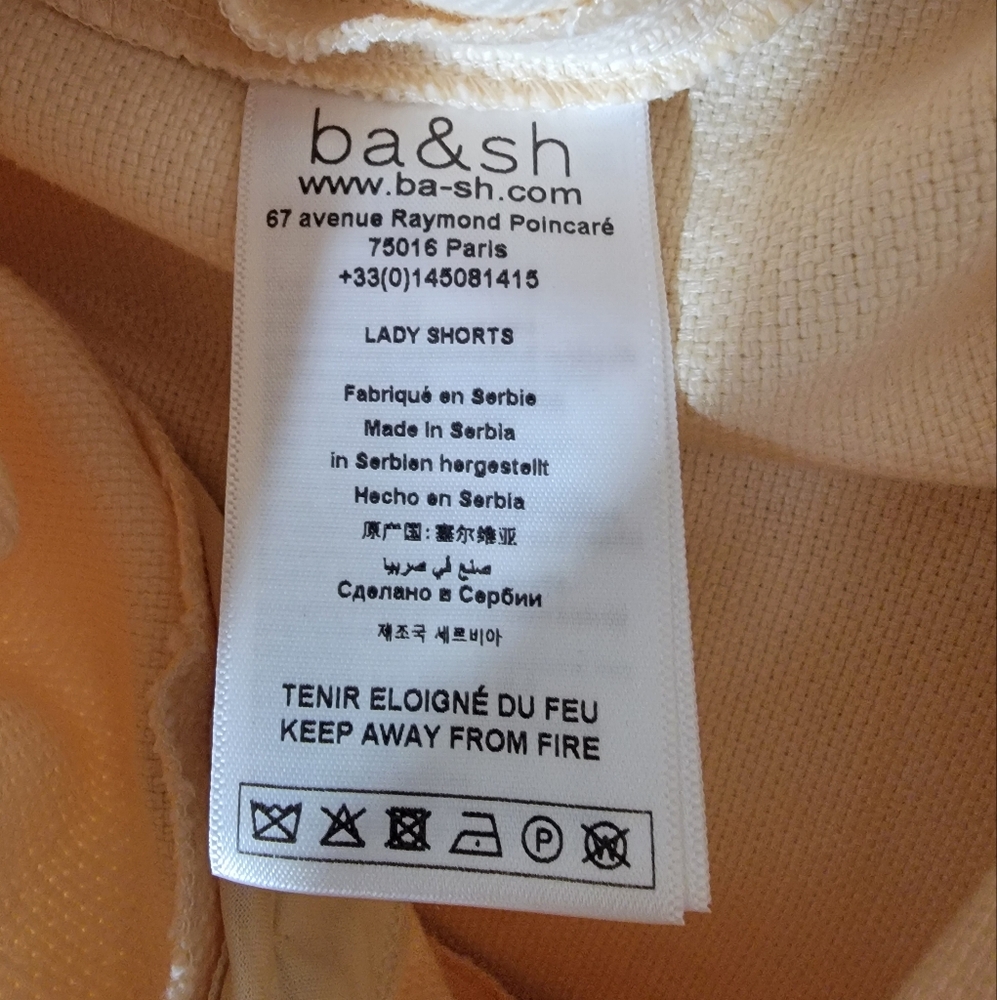 ba&sh Joa Shorts - XS - Off White Cream / Ecru - Picture 6 of 7